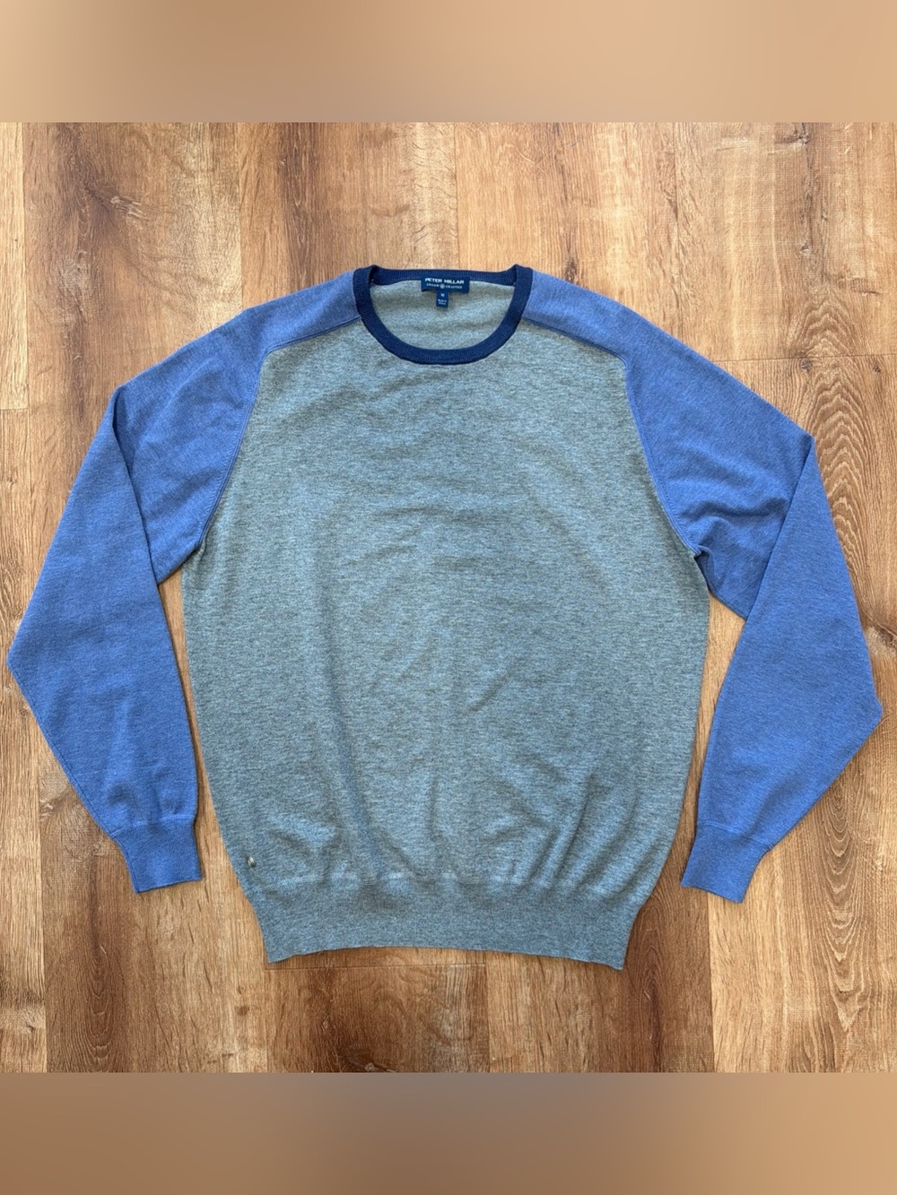 Peter Millar Crown Crafted Riffs Ringer Sweater Mens Medium Merino Wool Blend